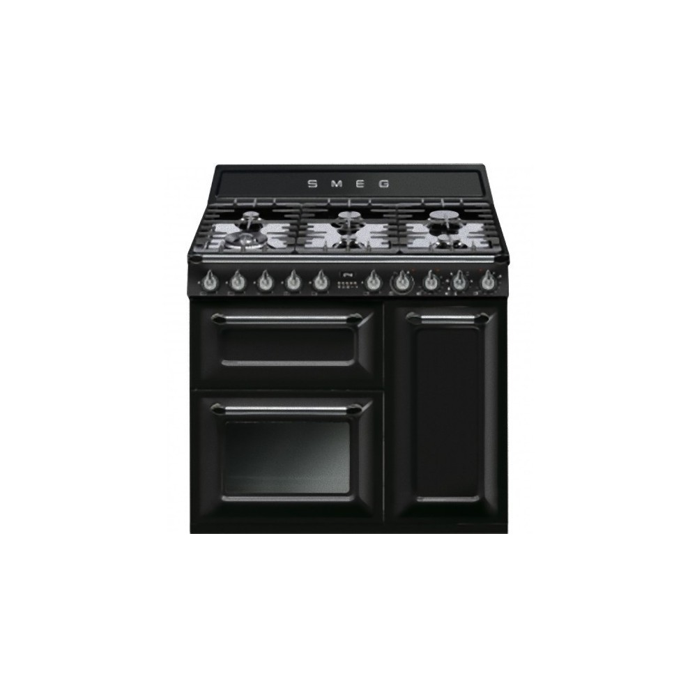 smeg TR93BL Cocina Victoria, negro brillante