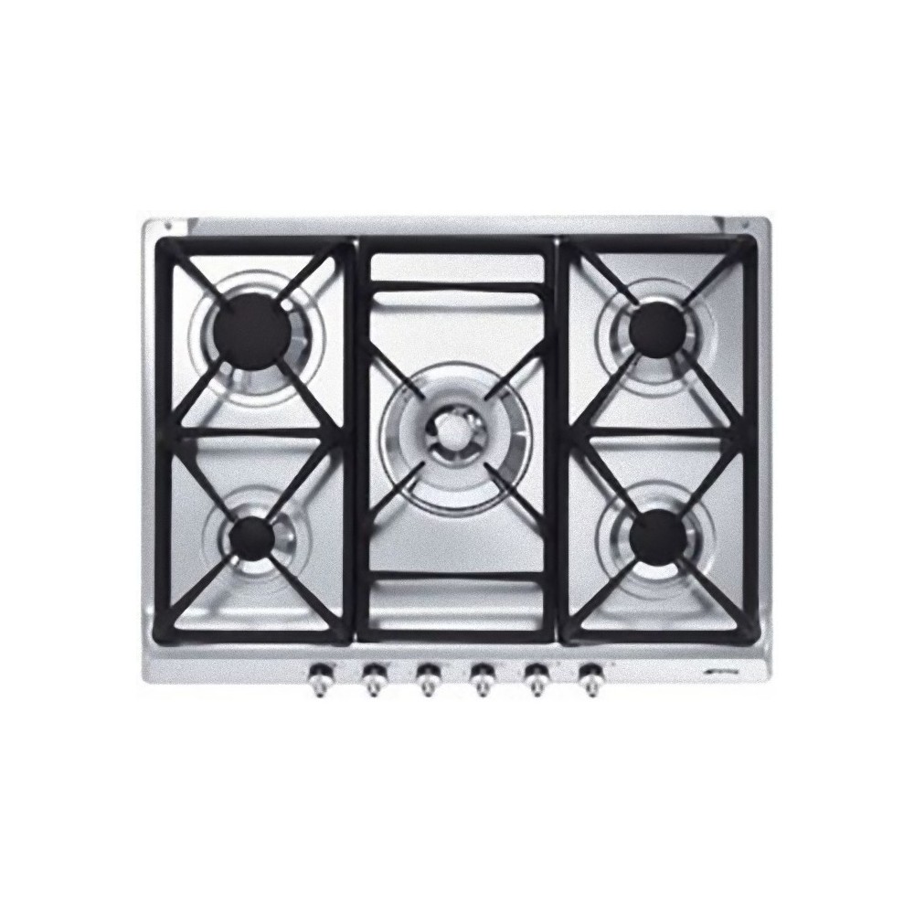 smeg Cooking plan, 70厘米,无锈钢。. SE70GHS-5