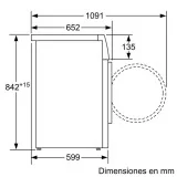 neff r8380x4eu asciugatrice 8 kg libero posizionamento