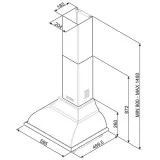 smeg kc16aoe Dekor-Wandhaube, Anthrazit