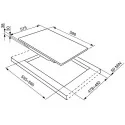 smeg pvt64es Hob, 60 cm, flatbed all-glass mirror