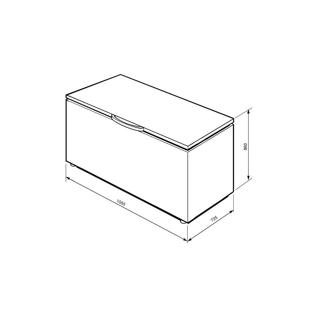 smeg cv31x2pne Congelatore verticale, 60 cm, acciaio inox antimpronta