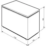 smeg cv31x2pne Congelatore verticale, 60 cm, acciaio inox antimpronta