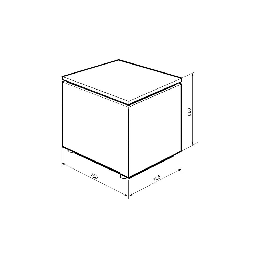 smeg cv31x2pne Congelatore verticale, 60 cm, acciaio inox antimpronta