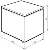 smeg cv31x2pne Congelatore verticale, 60 cm, acciaio inox antimpronta