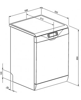 smeg lvs375sx Серебристая посудомоечная машина с дверцей из нержавеющей стали с защитой от отпечатков пальцев 