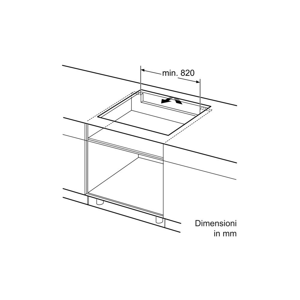 neff T59pt60x0 Piano FlexInducción, 90 cm torsión superior 