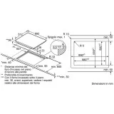 neff T59pt60x0 Klavier FlexInduktion, 90 cm Twist Pad Faden oben 
