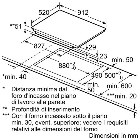 siemens EX975LXC1E 90 cm inducción Vetroceramica, 