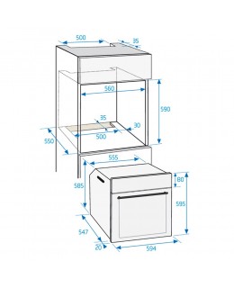 Beko BIR36100XOS Horno multifuncional BekoPro line