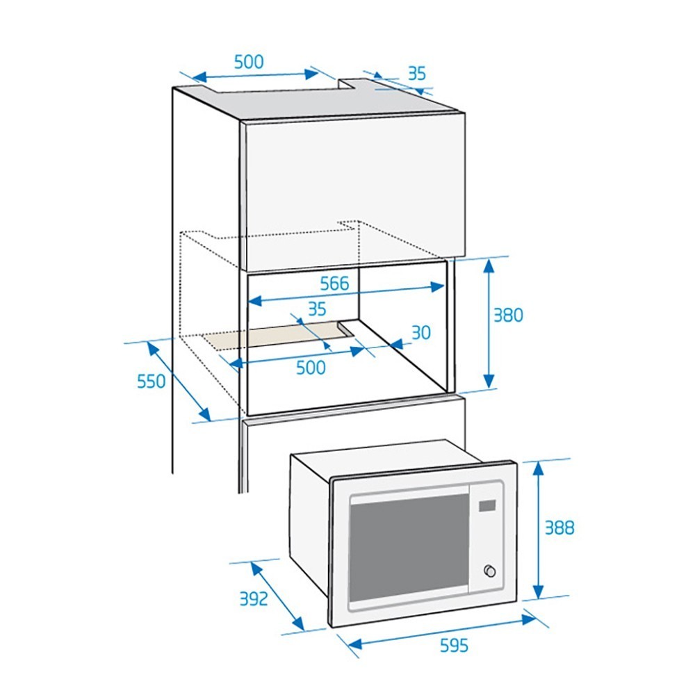 Beko MWB2310EX Forno a Microonde 