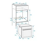 beko OIM27200X Многофункциональный печь Классическая линия