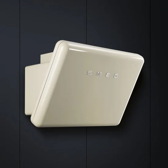smeg KFAB75CR Capucha de pared, estética Anni '50, crema, 75 cm