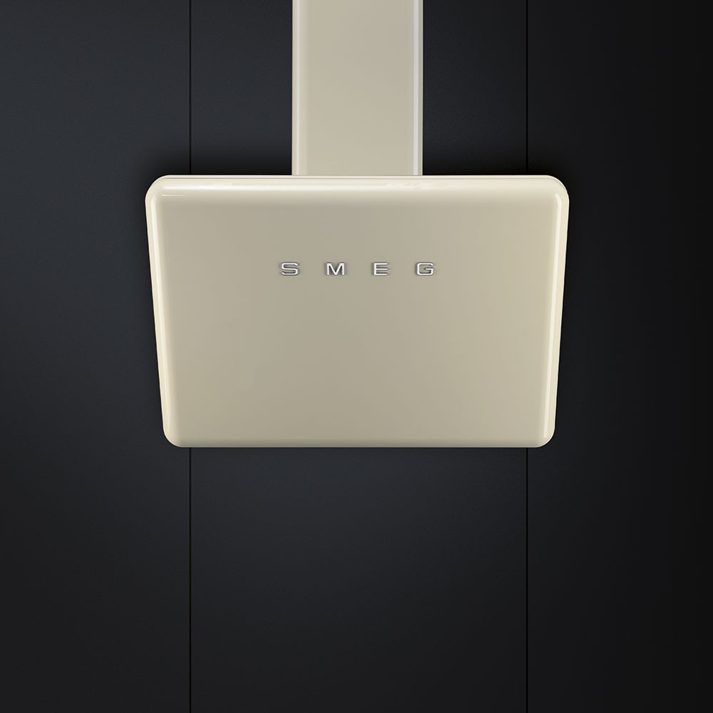 smeg KFAB75 Cappa a parete, estetica Anni '50, rossa, 75 cm