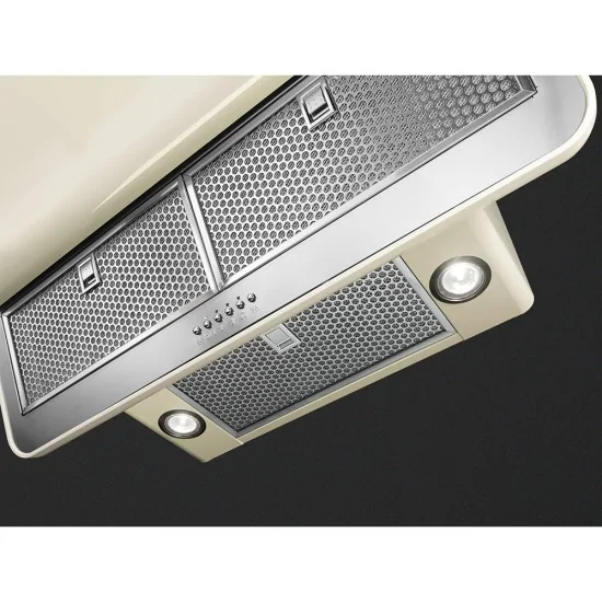 smeg KFAB75CR Capucha de pared, estética Anni '50, crema, 75 cm