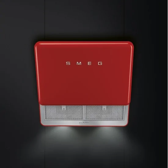 smeg KFAB75RD Стены, эстетика Anni '50, красный, 75 см