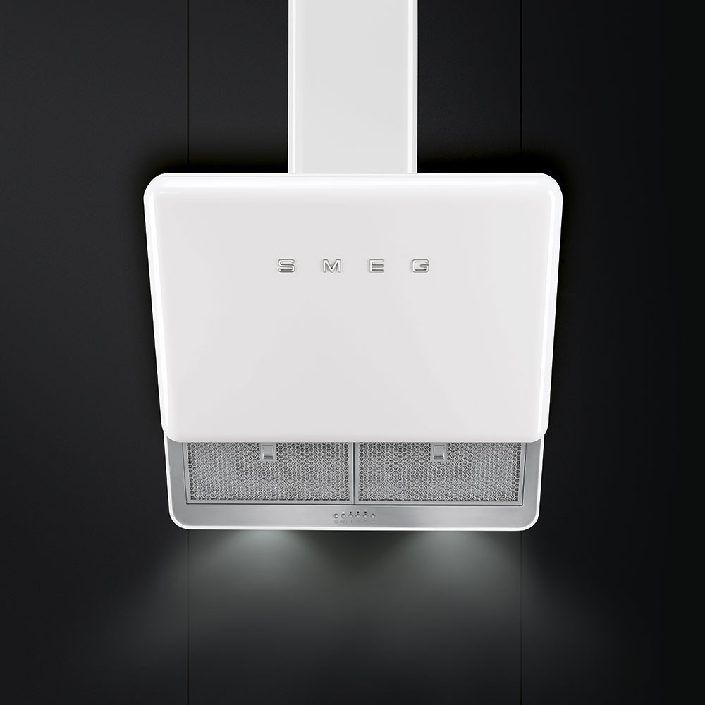 smeg KFAB75WH Стены, эстетика Anni '50, белый, 75 см