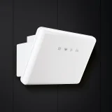 smeg KFAB75WH Стены, эстетика Anni '50, белый, 75 см