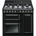 Кухня smeg TR93BL Victoria, черный глянцевый