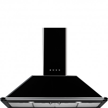 smeg KT110BLE Cappa a Parete 110 cm, nera