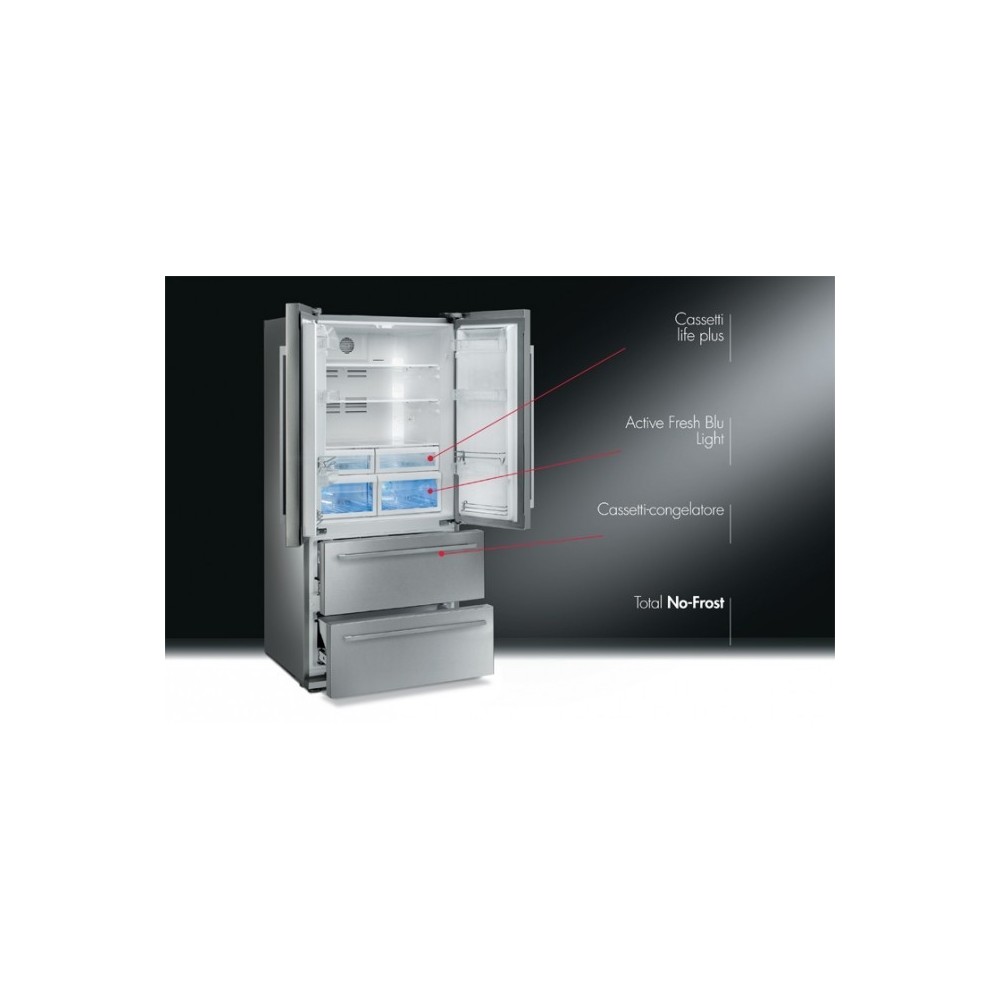 smeg FQ55FXE Réfrigérateur de porte française