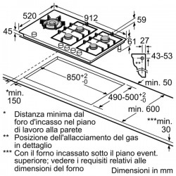 SIEMENS ER926SB70E INC 90 CM VETROCERAM GAS