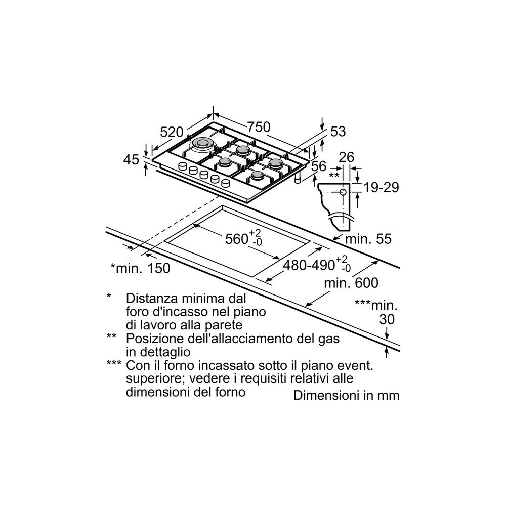 siemen EC845SB90E Газовый план 5 возгорает 75см чугунные сетки из нержавеющей стали