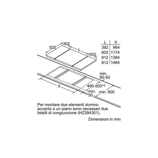 siemens Piano Cottura Induction 30 cm,EH375FBB1E