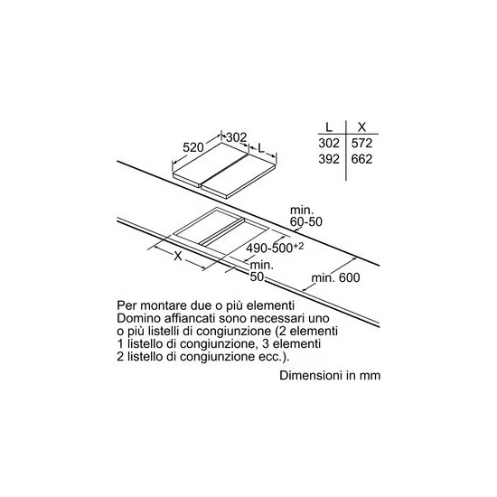siemens Piano Cottura Induction 30 cm,EH375FBB1E