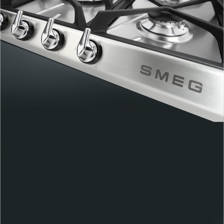 smeg SR975XGH plaque de cuisson, 70 cm, en acier inoxydable. esthétique Victoria