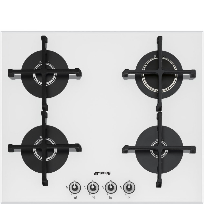 Smeg Pv164b 1 Hob 60 Cm White Glass Floor Gas Dueg Store