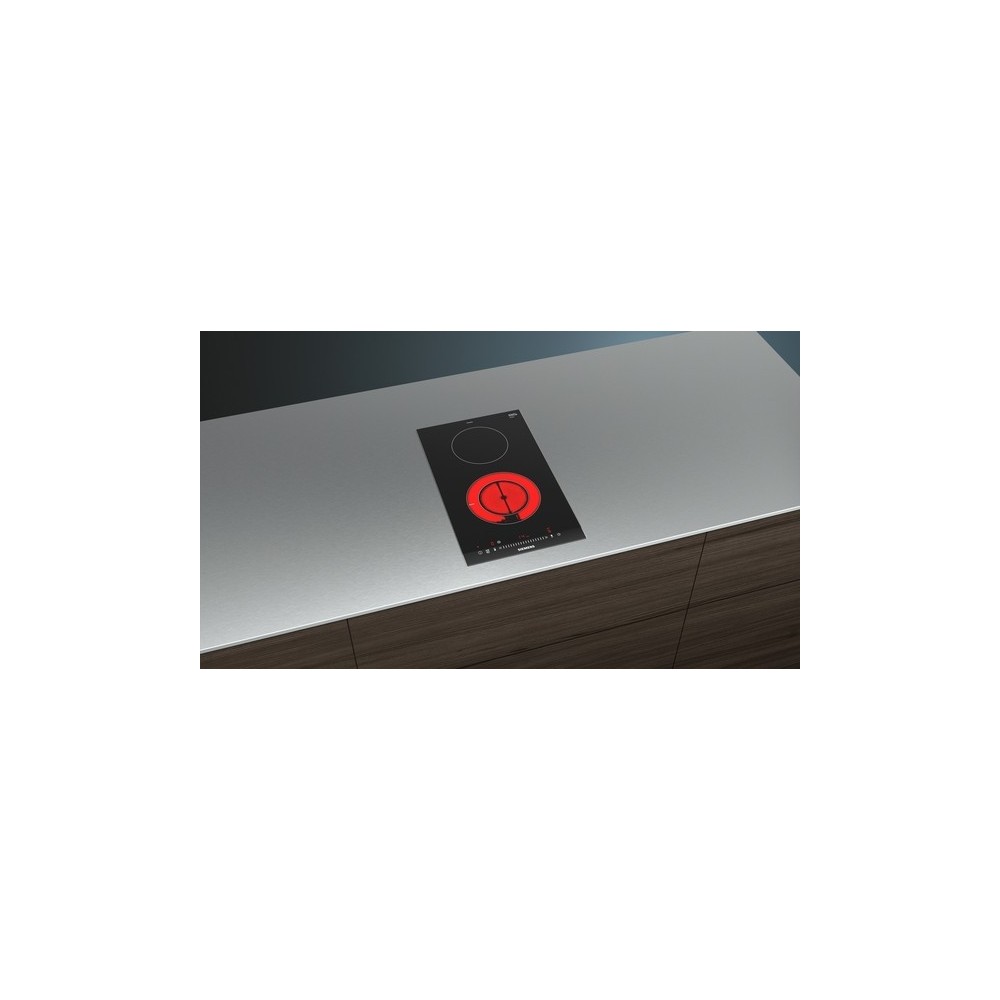 siemens ET375GF11E Profili laterali in acciaio inox Domino vetroceramica 30 cm