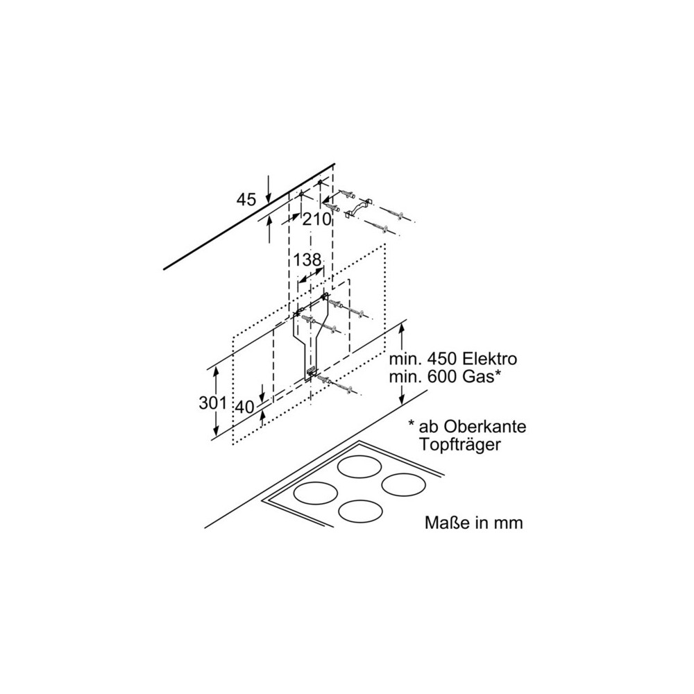 siemens LC86KA670 Cappa aspirante per montaggio a muro Design inclinato Larghezza 80 cm