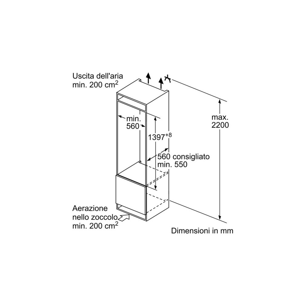 siemens GI11VAD30 Congelatore integrabile