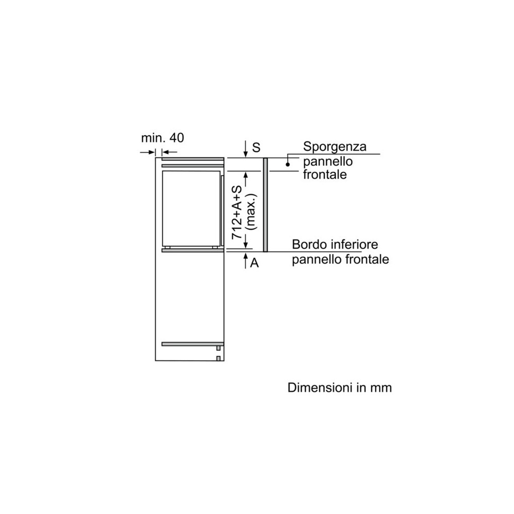 siemens GI11VAD30 Congelatore integrabile