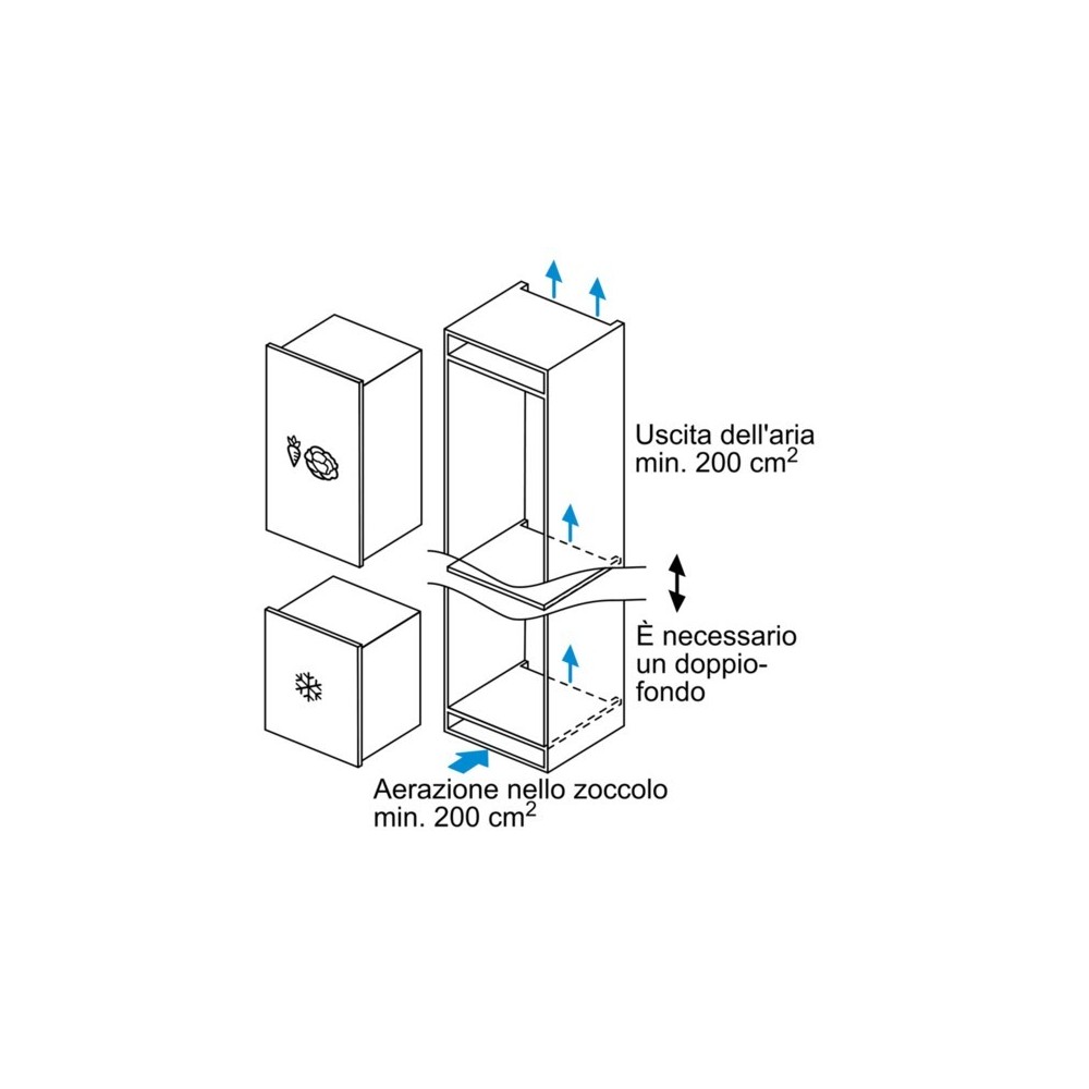 siemens GI11VAD30 Congelatore integrabile