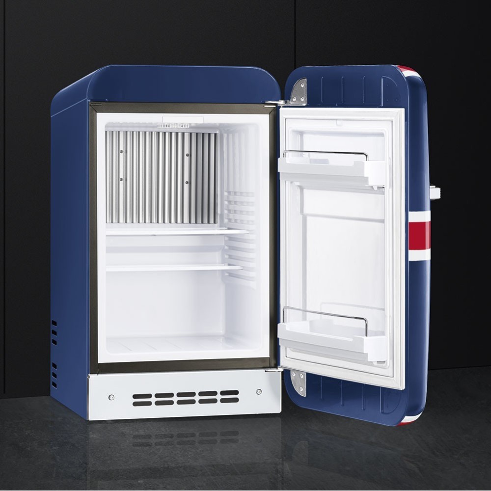 smeg FAB5LUJ Minibar anni '50, Union Jack, 40 cm