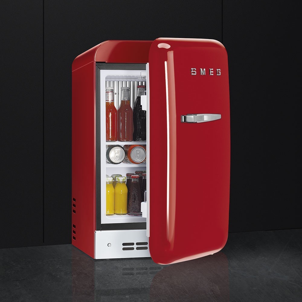 smeg FAB5LR Minibar anni '50, rosso, 40 cm.