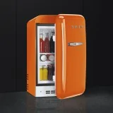smeg FAB5RO Minibar anni '50, arancione, 40 cm.