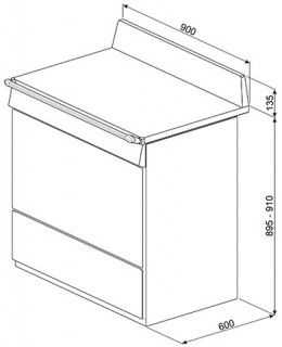 smeg TR90BL9 Cucinetta Victoria 