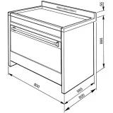 smeg a1-9 Mobiliario de cocina,