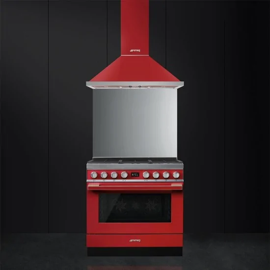 smeg portofino CPF9GMR Cucina Portofino rosso