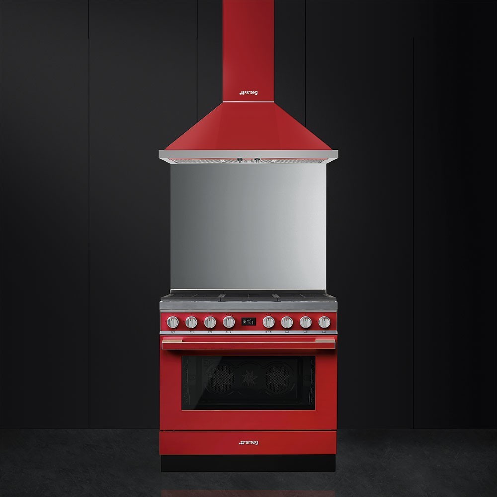 smeg portofino CPF9GMR Cucina Portofino rosso