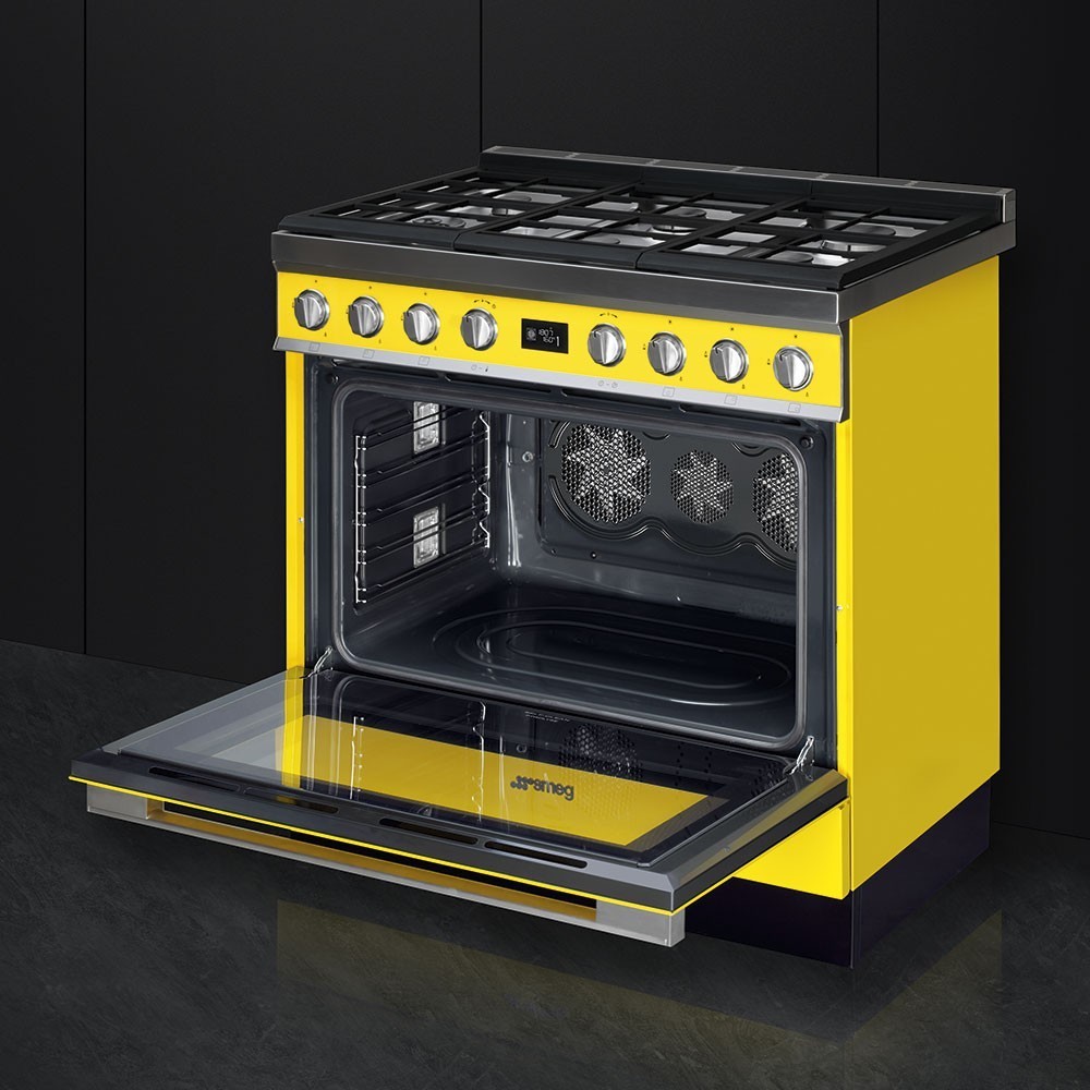 smeg portofino CPF9GMR Cucina Portofino rosso