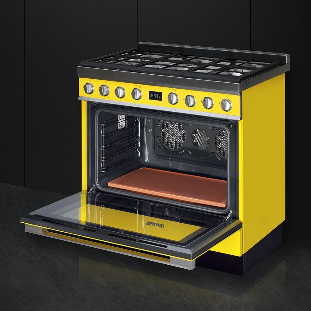 smeg portofino CPF9GMR Cucina Portofino rosso