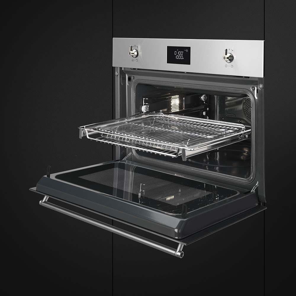 smeg sf4390mcx 紧凑型组合微波炉