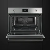 smeg sf4390mcx Forno compatto combinato microonde
