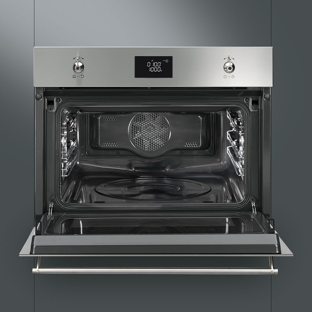 smeg sf4390mcx Forno compatto combinato microonde
