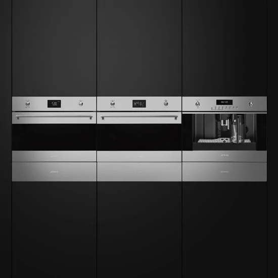 smeg sf4390mcx Компактная комбинированная микроволновая печь