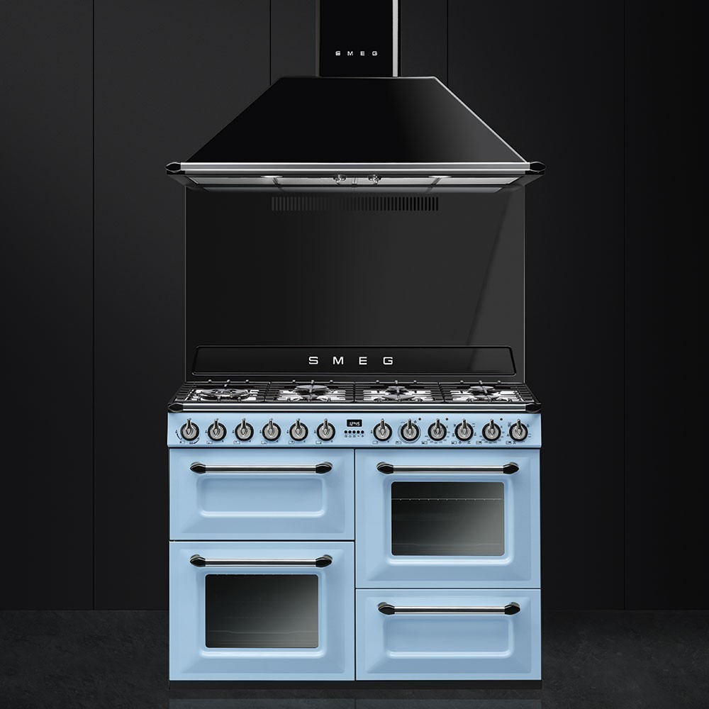 smeg KT110BLE Cappa a Parete 110 cm, nera